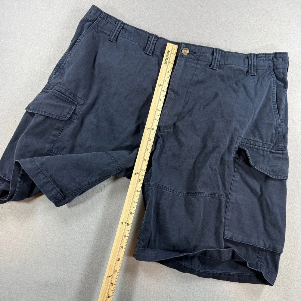 Polo Ralph Lauren Cargo Short Men 40 Navy Relaxed Cotton Utility Pocket Chino